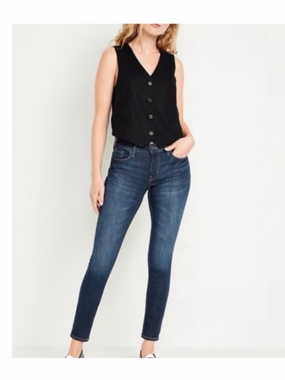 Old Navy Rockstar Super Skinny Mid Rise Jeans NWT
